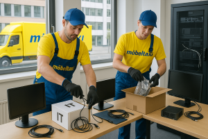 IT und Technik sicher transportiert mit dem Möbeltaxi