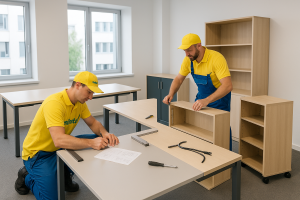 Komplettservice für Ihren Büroumzug mit dem Möbeltaxi